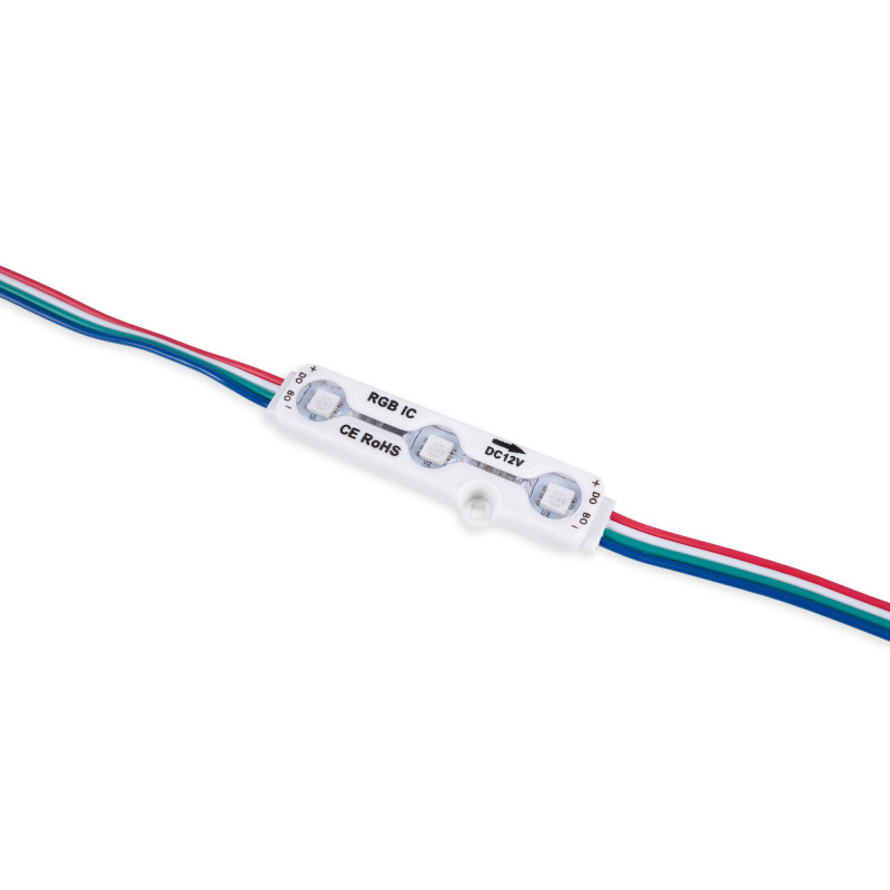 RGB IC LED module for illuminated signs - 0.72W - 12V - IP65 - 120º