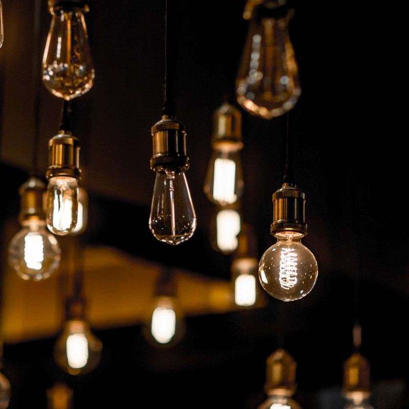 Retro/Vintage pendant lamp - E27 - 4 colours