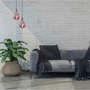 Retro/Vintage pendant lamp - E27 - 4 colours