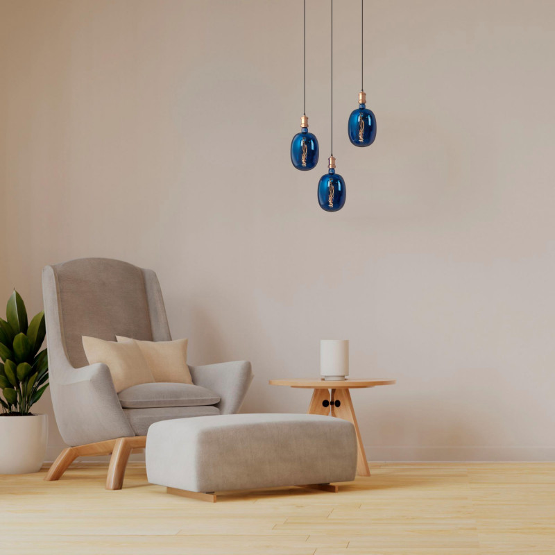 Retro/Vintage pendant lamp - E27 - 4 colours