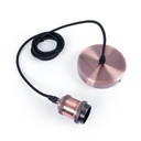 Retro/Vintage pendant lamp - E27 - 4 colours