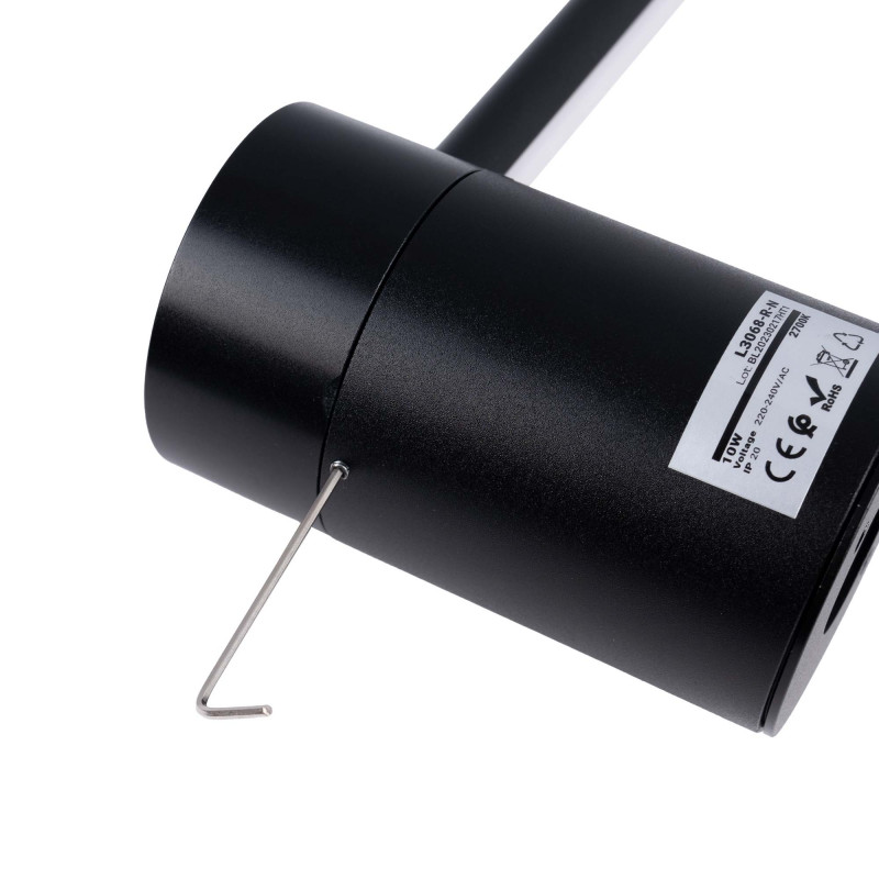 Minimalist linear wall light "KENDA-R" - 10W - 360º rotatable - Warm white
