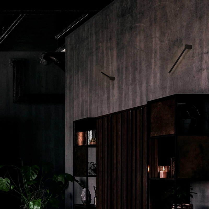 Minimalist linear wall light "KENDA-R" - 10W - 360º rotatable - Warm white