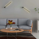 Minimalist linear wall light "KENDA-R" - 10W - 360º rotatable - Warm white