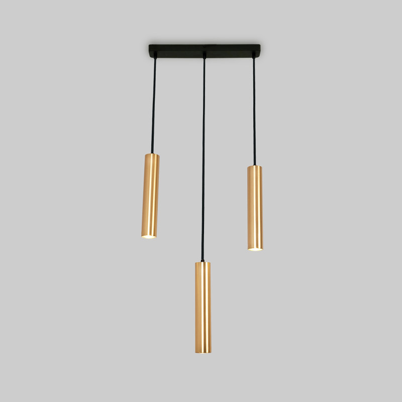 Minimalist triple pendant light "Bila 3" - GU10