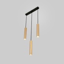 Minimalist triple pendant light "Bila 3" - GU10