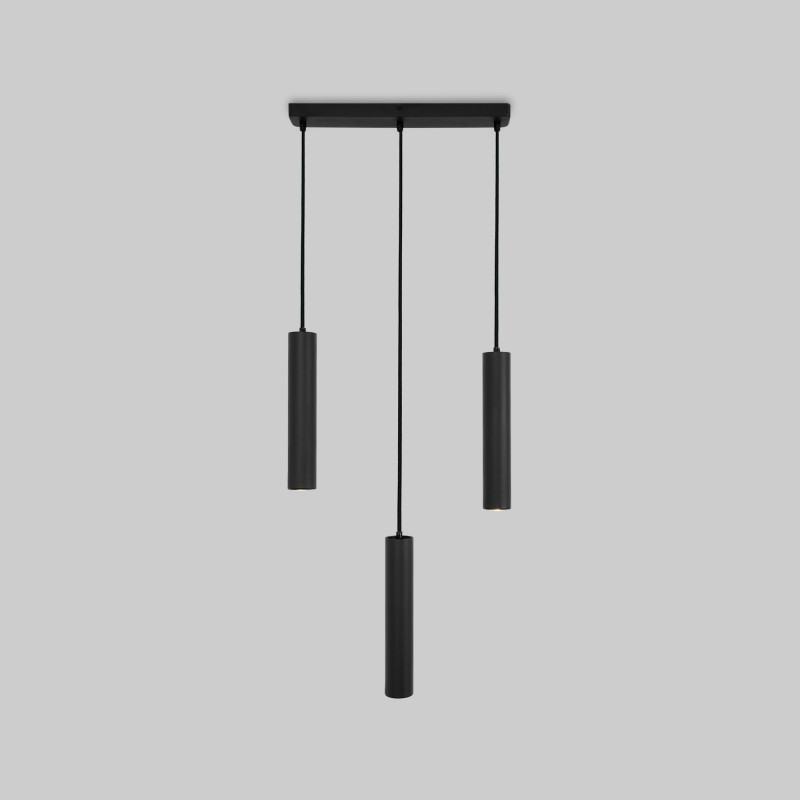 Minimalist triple pendant light "Bila 3" - GU10