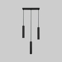 Minimalist triple pendant light "Bila 3" - GU10
