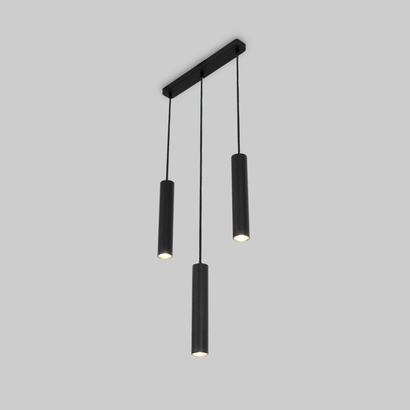 Minimalist triple pendant light "Bila 3" - GU10