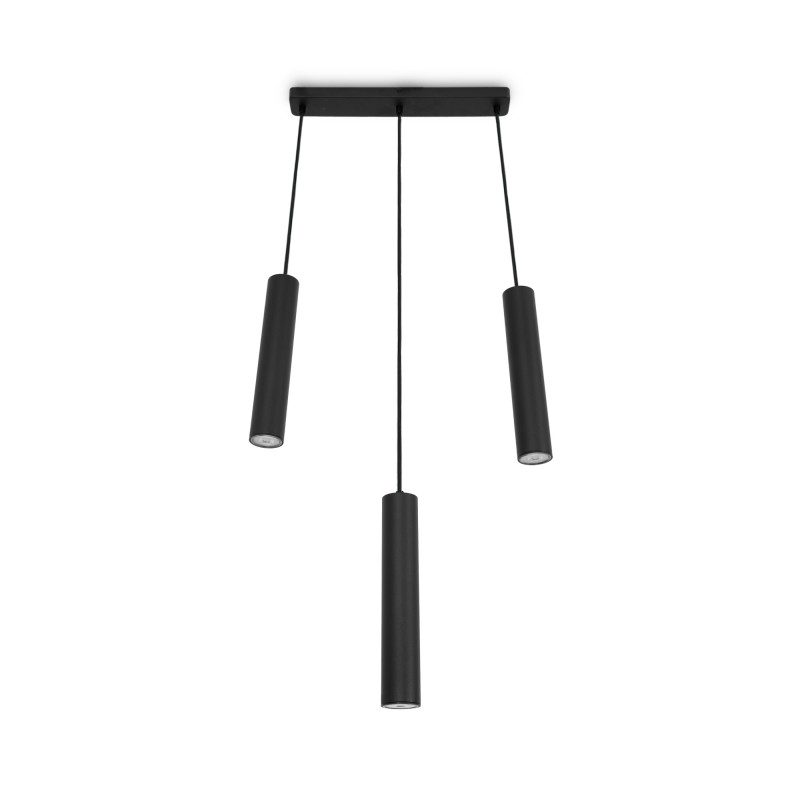 Minimalist triple pendant light "Bila 3" - GU10