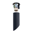 Beveled aluminum ceiling light "Malvi" - 15cm - GU10