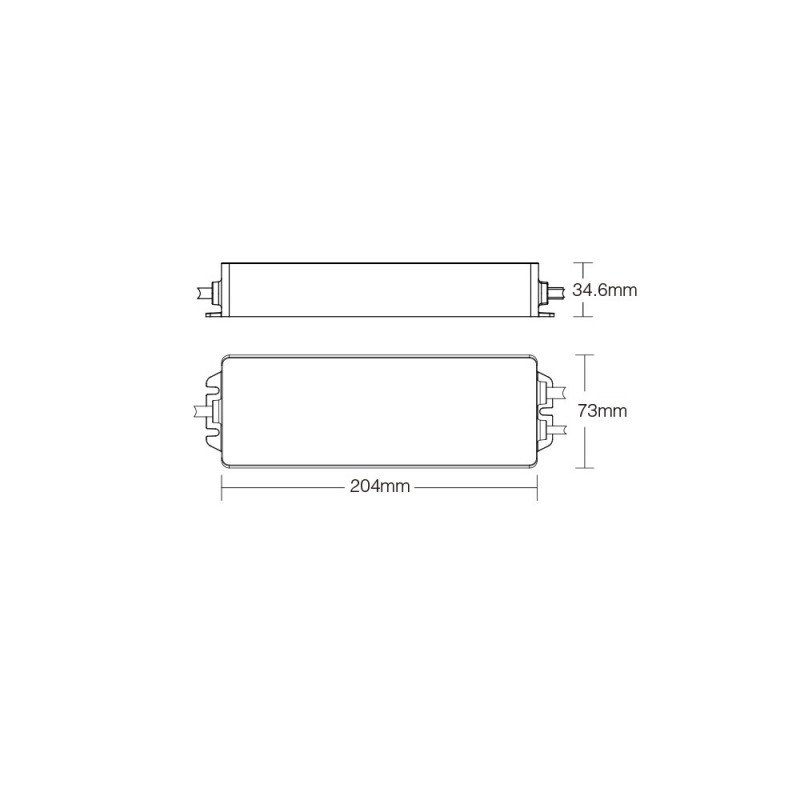 RGB/RGBW LED strip controller with 150W power supply - 24V DC - WIFI+2.4G - IP67