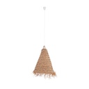 Natural fiber pendant light "NAM XL"