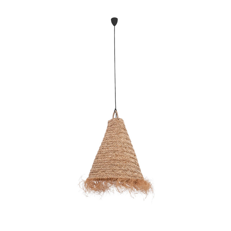 Natural fiber pendant light "NAM XL"