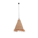 Natural fiber pendant light "NAM XL"