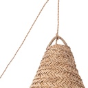 Plug-in natural fiber pendant lamp "NAM XL"