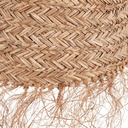 Plug-in natural fiber pendant lamp "NAM XL"