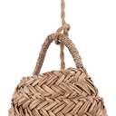 Plug-in natural fiber pendant lamp "NAM XL"