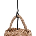 Plug-in natural fiber pendant lamp "NAM XL"