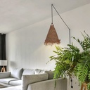 Plug-in natural fiber pendant lamp "NAM XL"