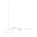Nordic floor lamp "KUKKA" 165cm