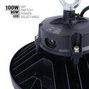 LED High Bay Light - 100W - PHILIPS Lumileds - LIFUD Driver - 5000K - IP65 - 5 years warranty