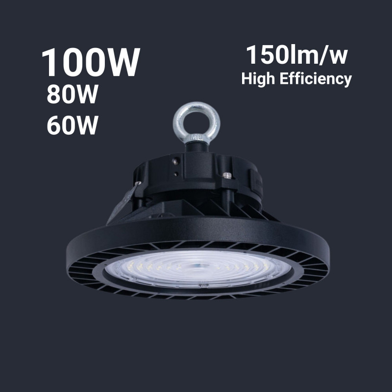 LED High Bay Light - 100W - PHILIPS Lumileds - LIFUD Driver - 5000K - IP65 - 5 years warranty