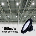 LED High Bay Light - 150W - PHILIPS Lumileds - LIFUD Driver - 5000K - IP65 - 5 years warranty