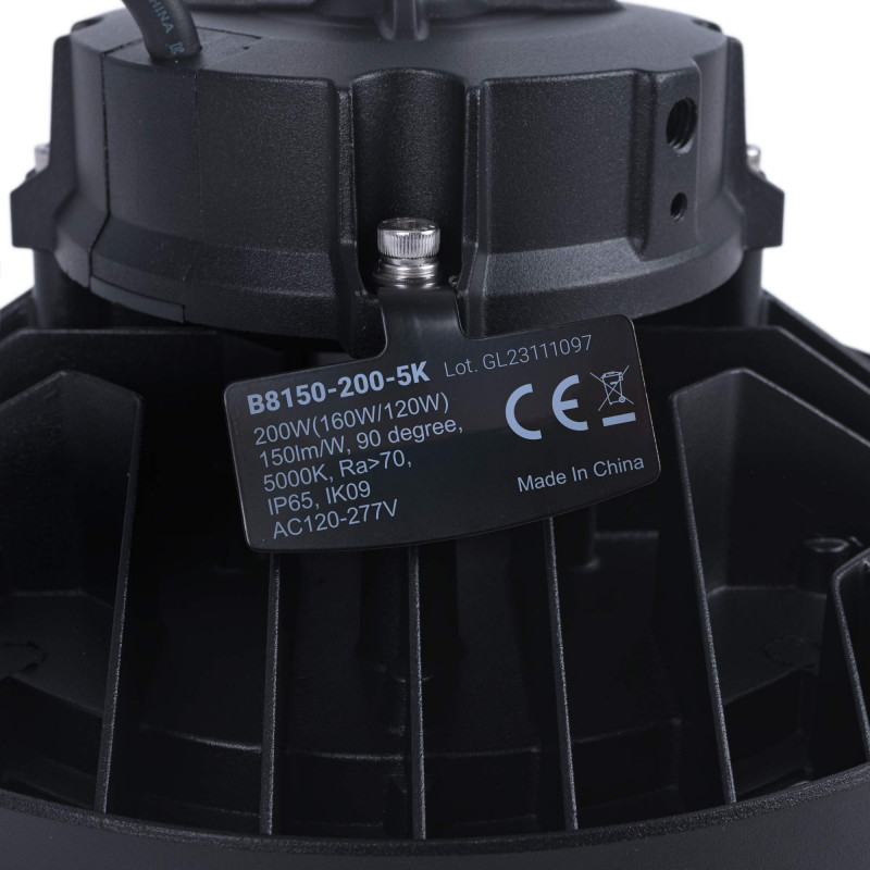 LED High Bay Light - 200W - PHILIPS Lumileds - LIFUD Driver - 5000K - IP65 - 5 years warranty