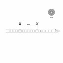 Submersible 24V DC LED Strip - Monochrome - 9.6W/m - 10mm - IP68 - 5 metres - 120LED/m