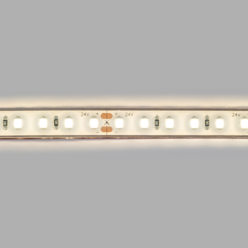 Submersible 24V DC LED Strip - Monochrome - 9.6W/m - 10mm - IP68 - 5 metres - 120LED/m