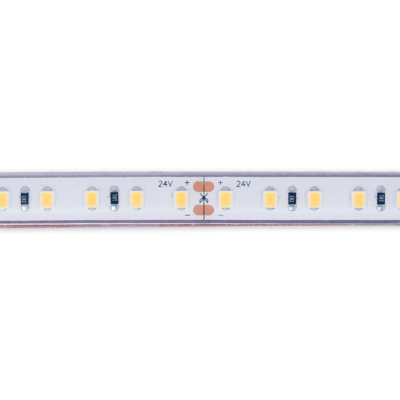 Submersible 24V DC LED Strip - Monochrome - 9.6W/m - 10mm - IP68 - 5 metres - 120LED/m