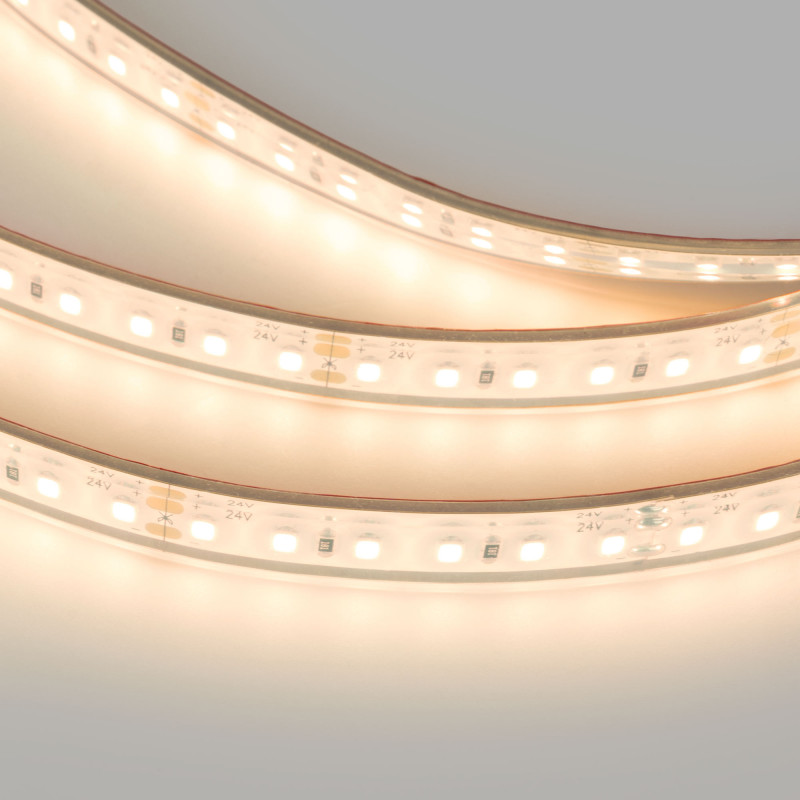 Submersible 24V DC LED Strip - Monochrome - 9.6W/m - 10mm - IP68 - 5 metres - 120LED/m