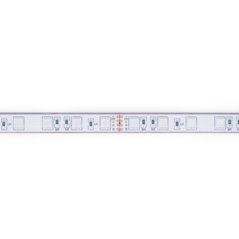 Submersible 24V DC LED Strip - RGB - 14.4W/m - 12mm - IP68 - 10 metres - 60LED/m