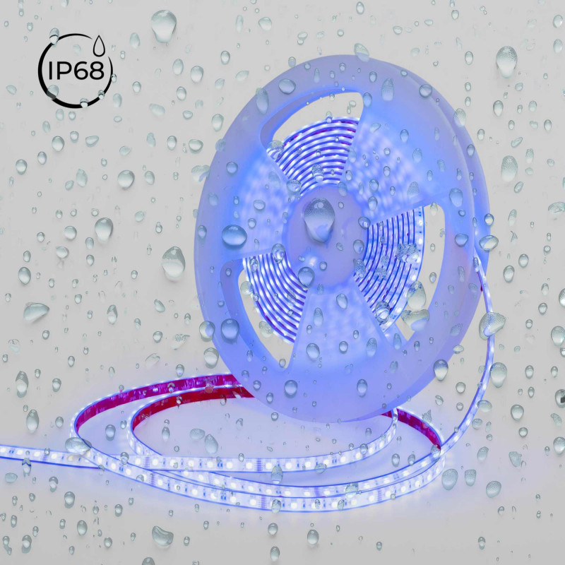 Submersible 24V DC LED Strip - RGB - 14.4W/m - 12mm - IP68 - 10 metres - 60LED/m