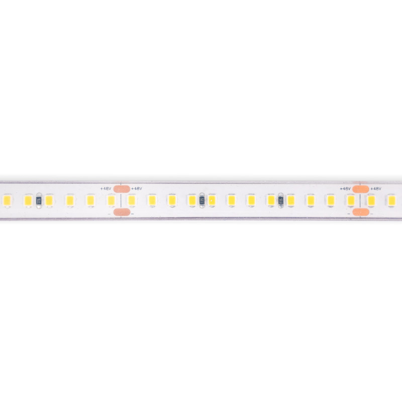 Submersible LED strip 48V DC - Monochrome - 9.6W/m - 12mm - IP68 - 20 metres - 168ch/m