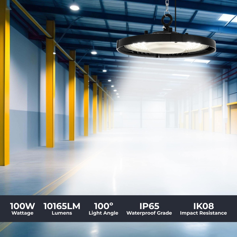 LED High bay light 100W - 100lm/W - IP65