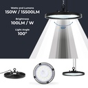 LED High bay light 150W - 100lm/W - IP65