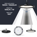 LED High bay light 150W - 100lm/W - IP65
