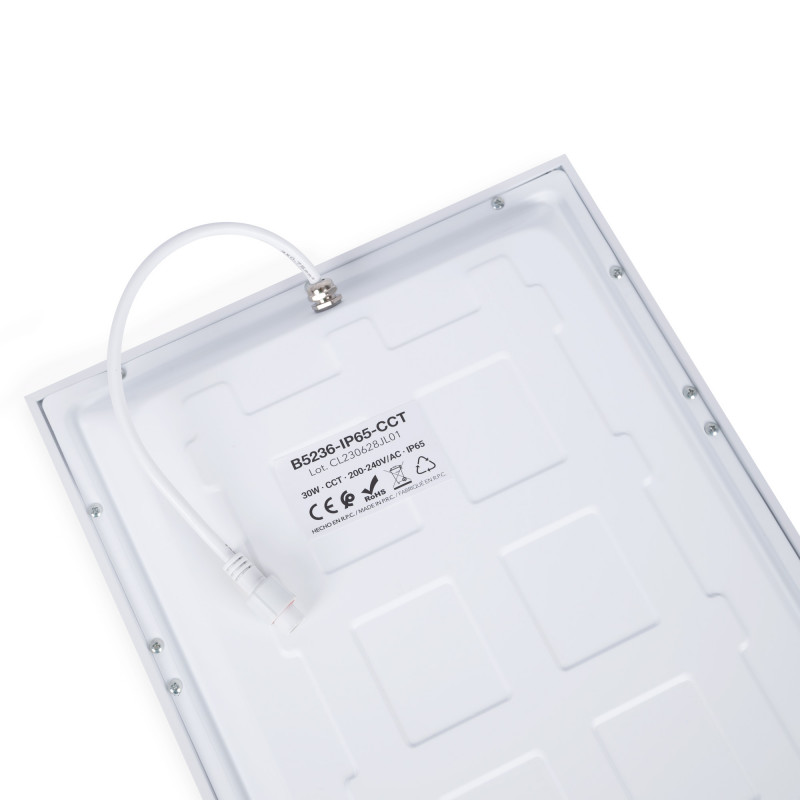 Recessed CCT Backlight LED Panel - 120x30cm - 30W - 125lm/W - IP65