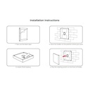 RGB+CCT touch control panel - 1 zone - Black - MiLight