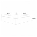 RGB+CCT touch control panel - 1 zone - Black - MiLight