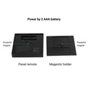 RGB and RGBW touch control panel - 4 zones - Black - MiLight