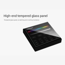 RGB and RGBW touch control panel - 4 zones - Black - MiLight