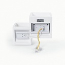 Wall light "Cube" - plaster - 2 x G9