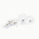 Wall light "Cube" - plaster - 2 x G9