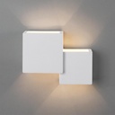 Wall light "Cube" - plaster - 2 x G9
