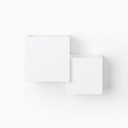 Wall light "Cube" - plaster - 2 x G9