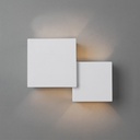Wall light "Cube" - plaster - 2 x G9