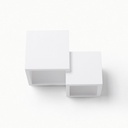 Wall light "Cube" - plaster - 2 x G9